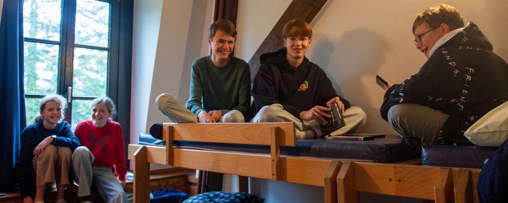 Binnen spelen bij regen